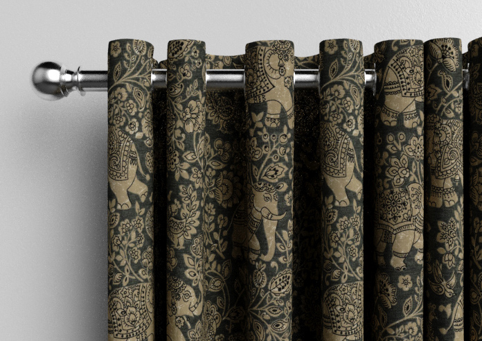 Indira, Charcoal - Made to Measure Curtains - Image 12